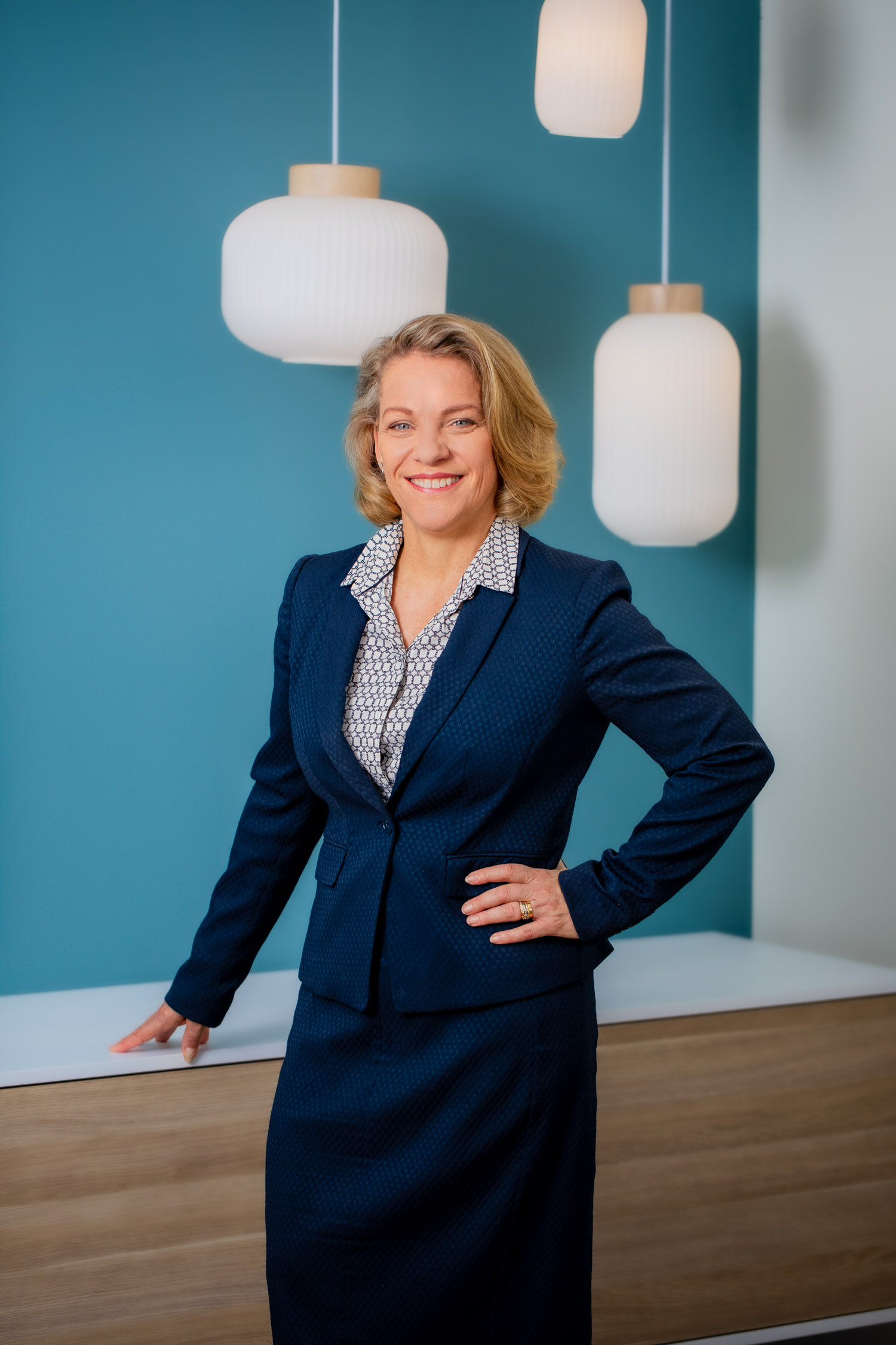 Business woman office portrait