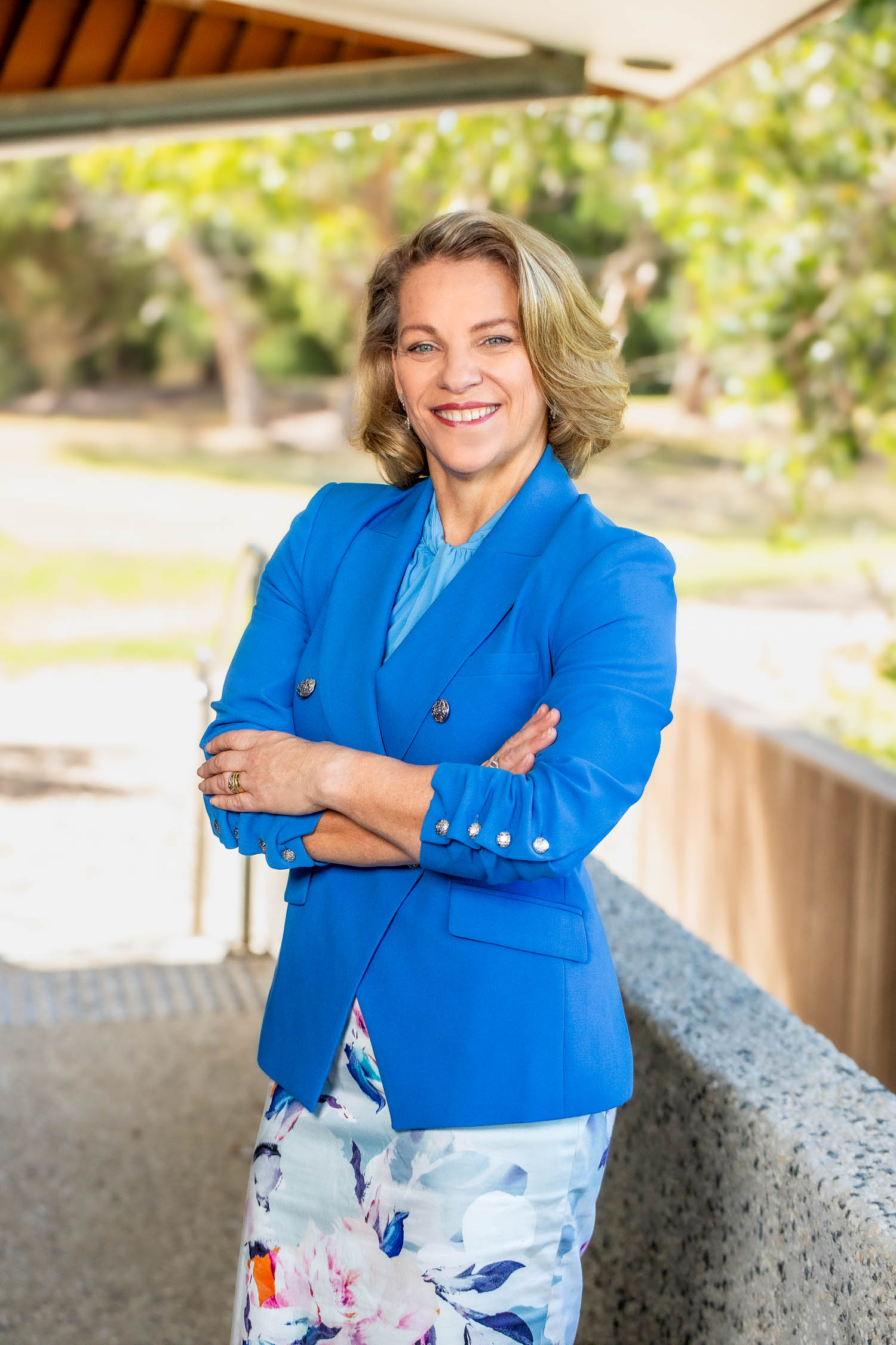 Business woman outdoor portrait