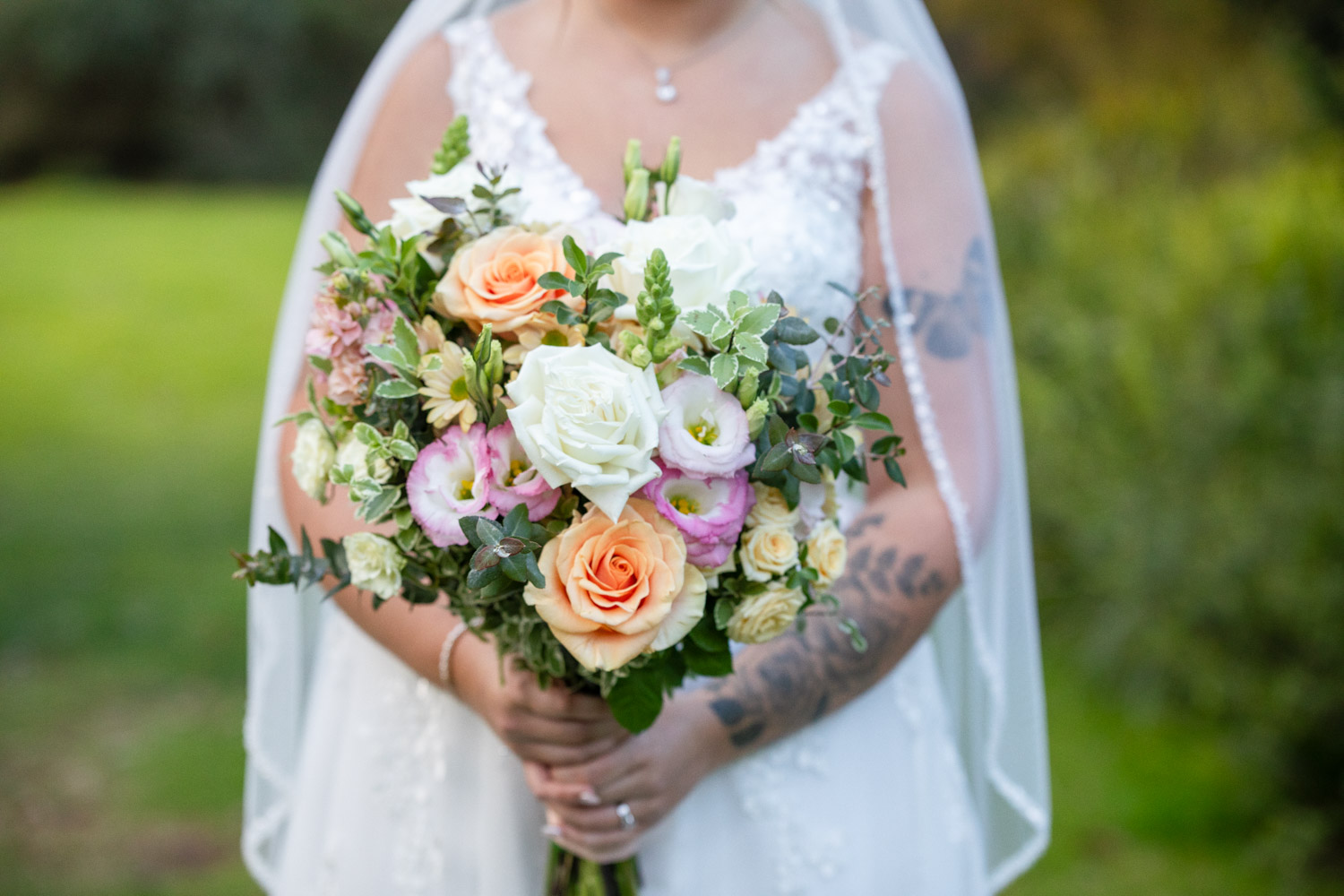 outdoor wedding botanic gardens