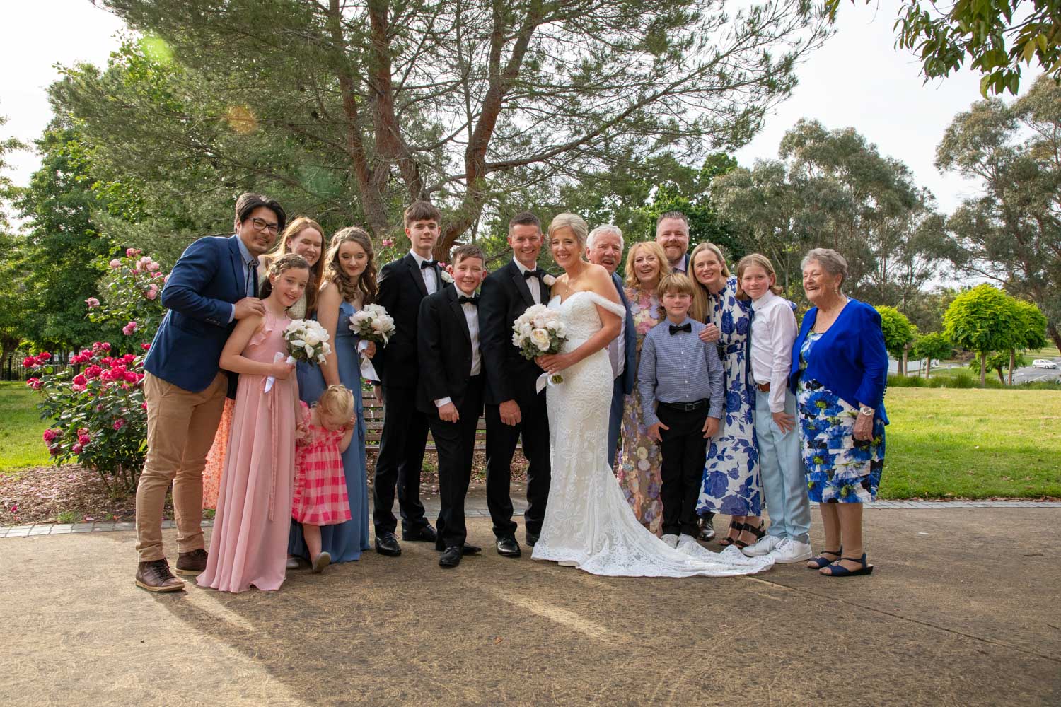 Garden wedding Berwick
