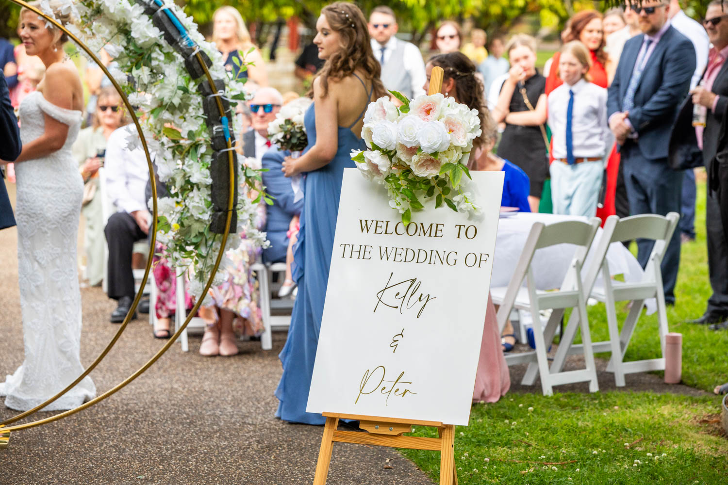 Garden wedding Berwick