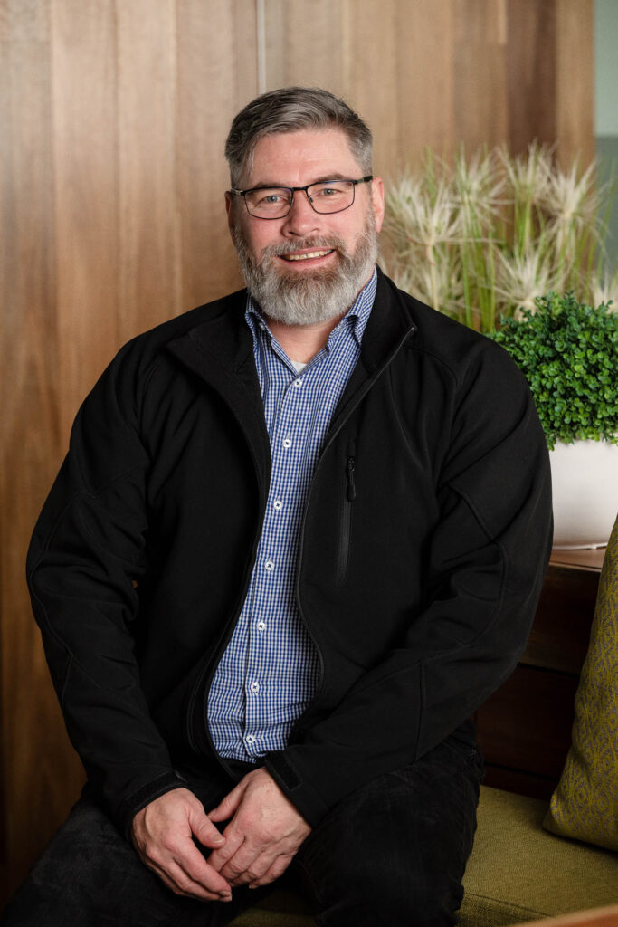Indoor headshot with plants
