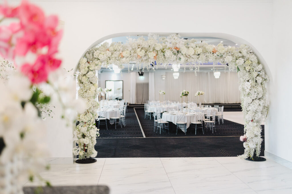 Wedding reception centre room photos light filled