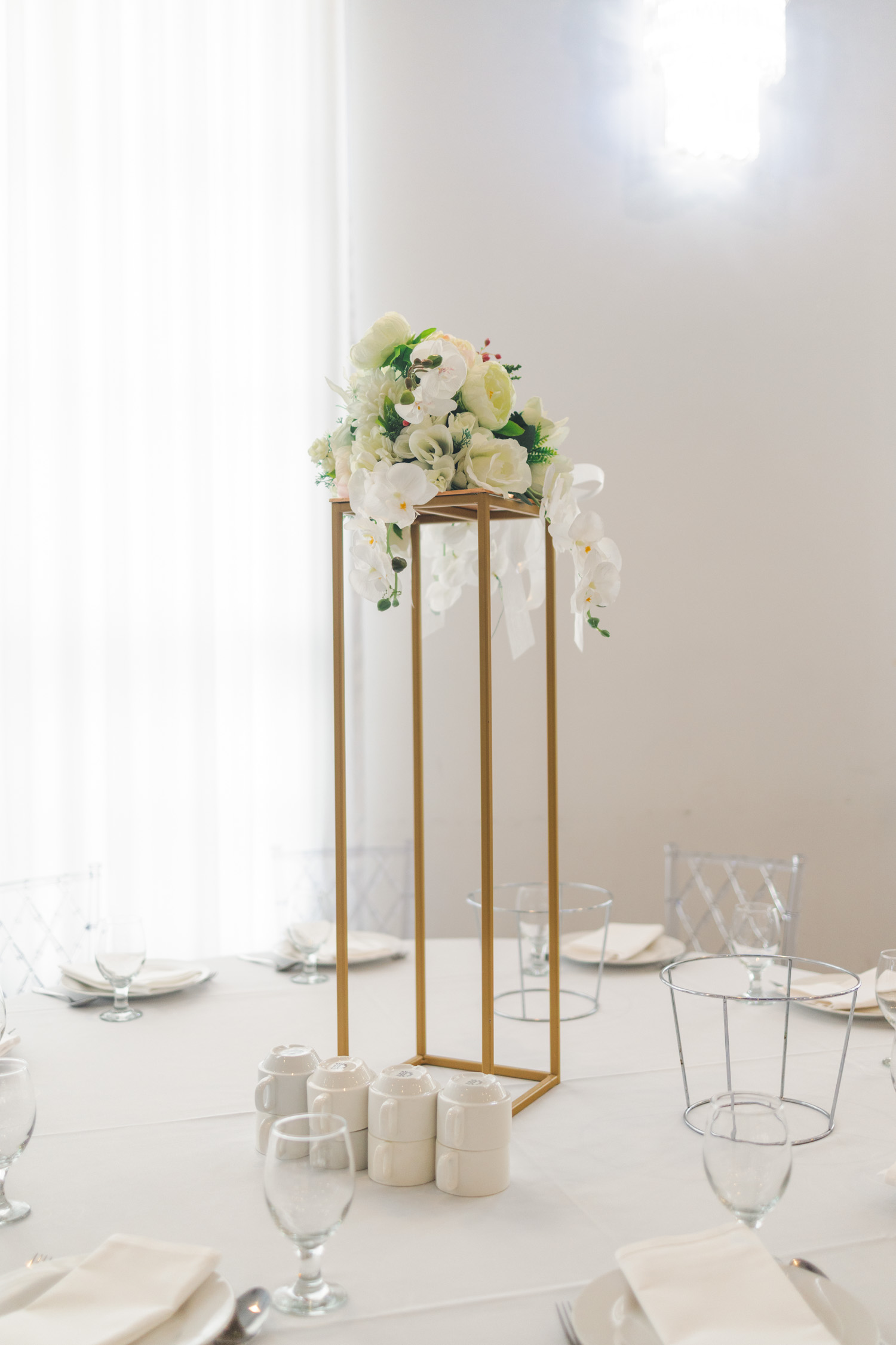 Wedding reception centre room photos light filled