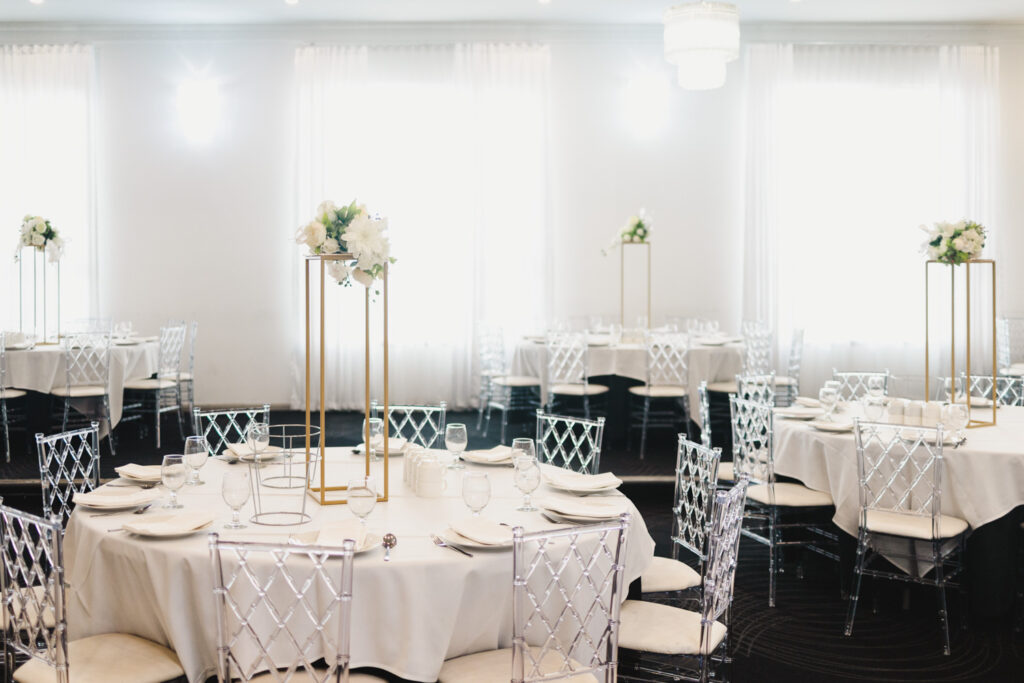 Wedding reception centre room photos light filled